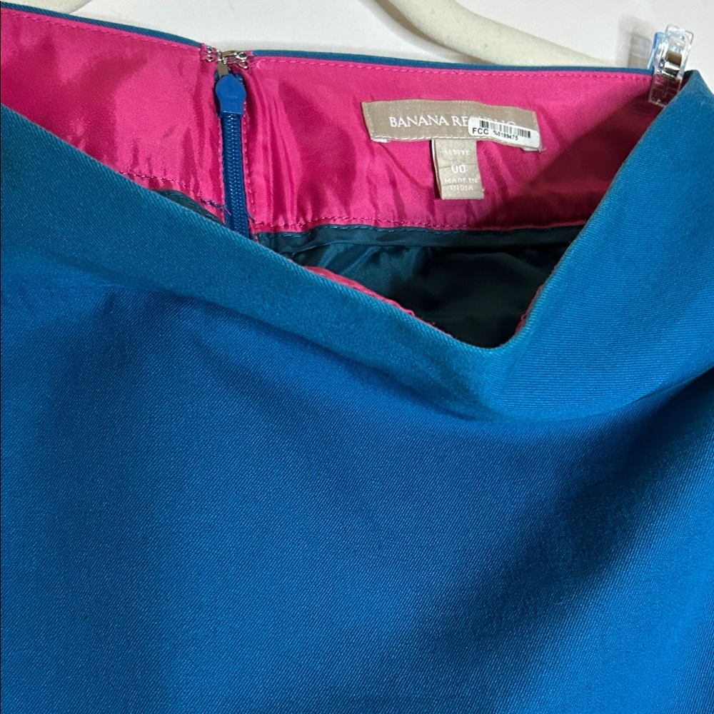 BANANA REPUBLIC Blue Pencil Skirt SZ 00